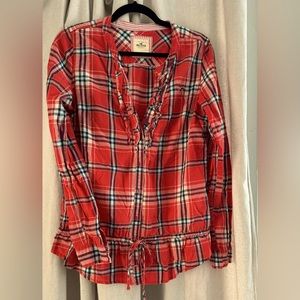 Plaid Hollister Blouse